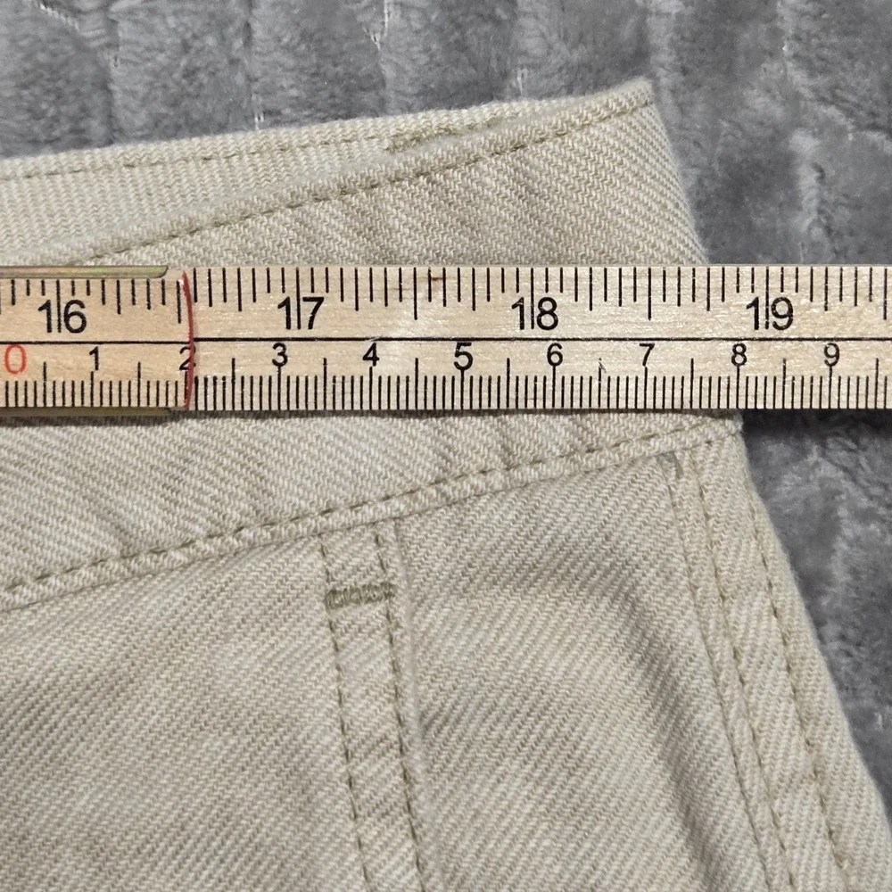 Tommy Bahama Boracay Linen Blend Shorts Mens‎ 36 Khaki Tan Marlin Logo 12 In
